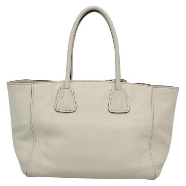Prada Front Pocket Wing Convertible Tote Vitello Daino
