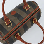 Fendi Vintage Pequin Convertible Boston Bag Coated Canvas Mini - image 16