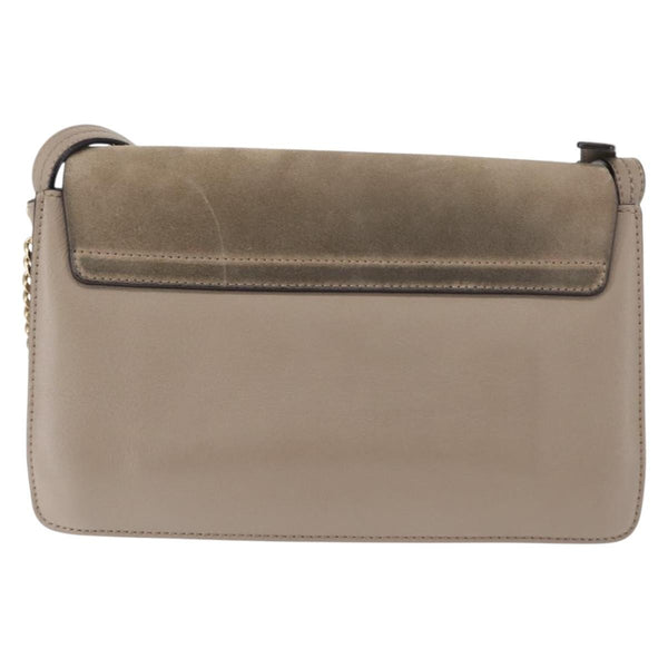Chloe Faye Shoulder Bag Leather and Suede Mini