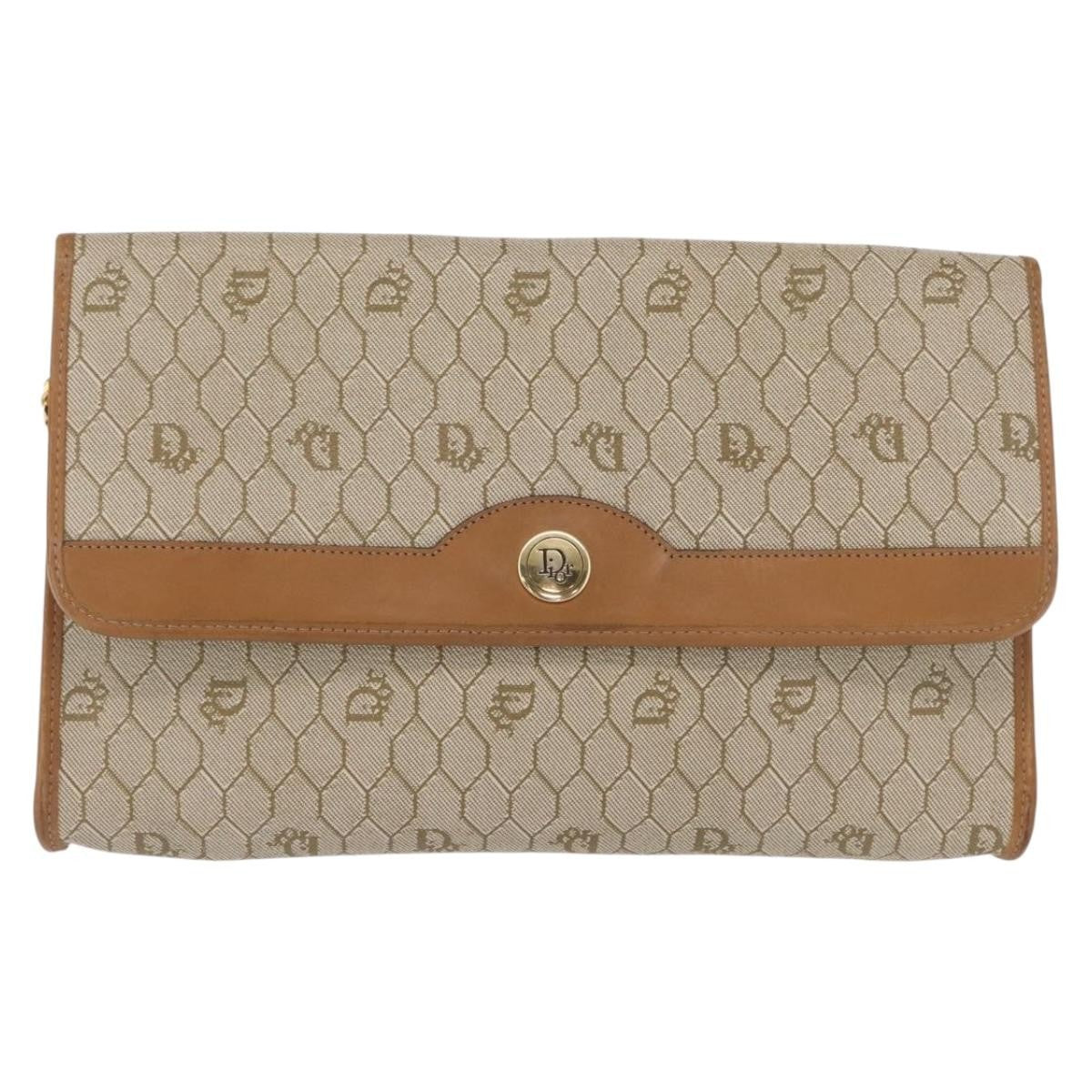 Christian Dior Vintage Honeycomb chain Canvas - image 1