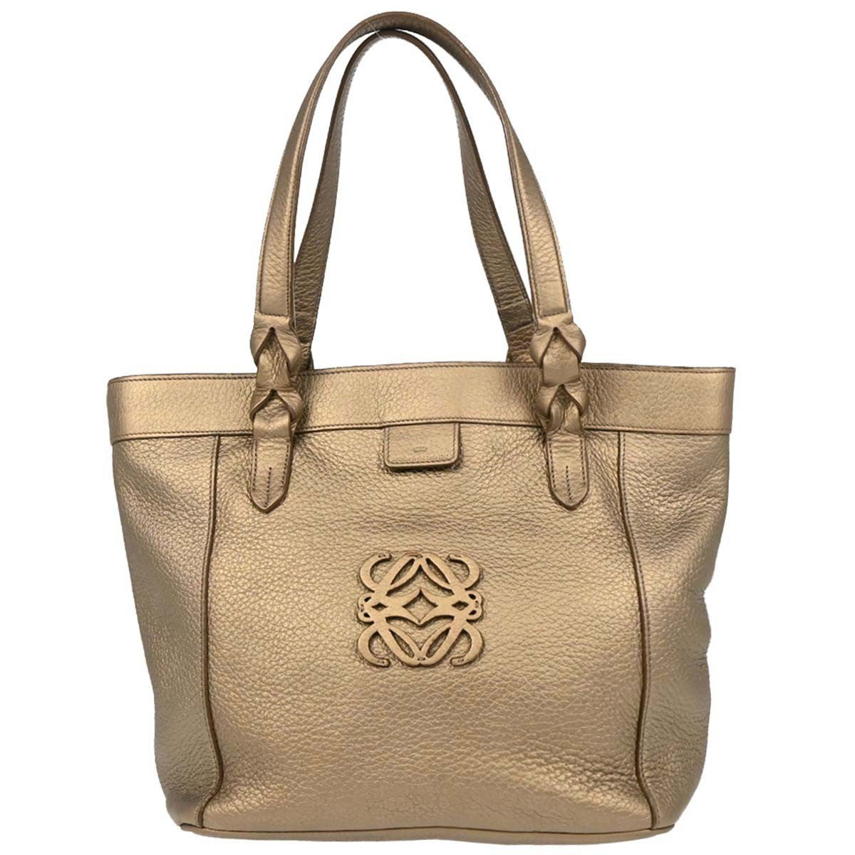Loewe Vintage Anagram Tote Leather - image 1