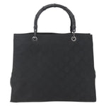 Gucci Vintage Bamboo Handle Tote GG Nylon Medium - image 2