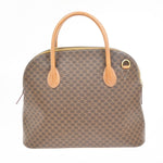 Celine Vintage Macadam Handbag Canvas and Leather - image 1
