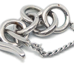 Chanel Vintage CC Pendent Necklace Plated Metal - image 3