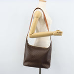 Celine Vintage Macadam Shoulder Bag Canvas and Leather - image 14
