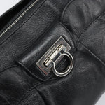 Salvatore Ferragamo Gancini handbag Leather - image 13