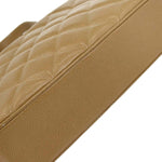 Chanel Vintage CC Lock Pocket Tote Quilted Caviar Small - image 8