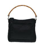 Gucci Vintage Bamboo Handle Bag Nylon - image 20
