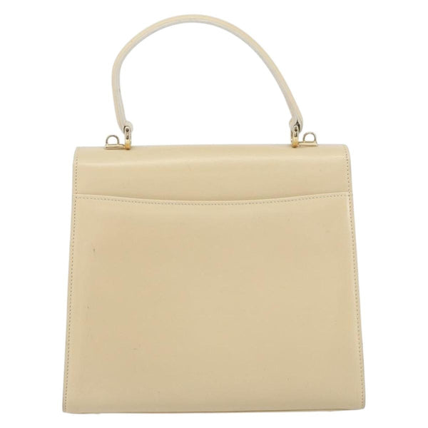 Gucci Vintage Lady Lock Top Handle Bag Leather Medium