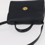 Bally Vintage Handbag Quilted Leather - image 15