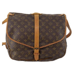 Louis Vuitton Saumur Handbag Monogram Canvas 35 - image 1