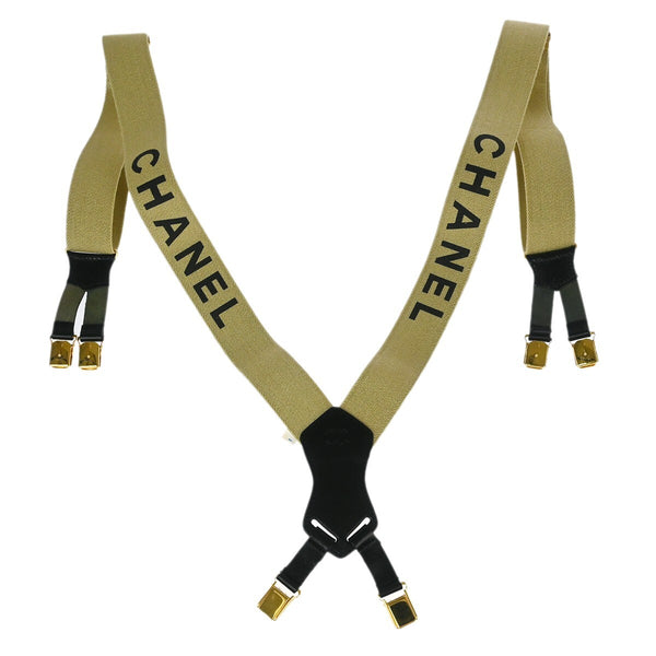Chanel Logo Suspenders Canvas - image 1