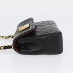 Chanel Vintage Square CC Flap Bag Quilted Lambskin Medium - image 4