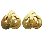 Chanel CC logo heart Gold-plated - image 1