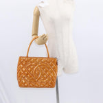 Chanel Medallion Tote Quilted Patent - image 14
