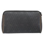 Christian Dior Vintage Honeycomb Zip Pouch Canvas and Leather - image 2