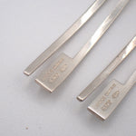 Gucci G Logo Long Studs Earrings Silver 925 - image 9