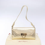 Salvatore Ferragamo Gancini Shoulder Bag Leather - image 13
