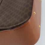 Celine Vintage Convertible Top Handle Bag Macadam Coated Canvas Medium - image 10