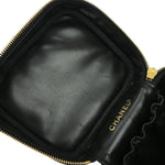 Chanel Vintage Timeless Cosmetic Case Caviar Small - image 10