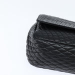 Bally Vintage Chain Shoulder Bag Quilted Leather - image 9