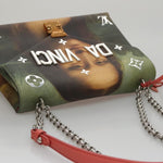 Louis Vuitton Chain Shoulder Bag Limited Edition Jeff Koons Da Vinci Print Canvas - image 15