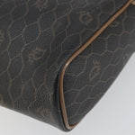 Christian Dior Vintage Honeycomb Zip Pouch Canvas and Leather - image 9