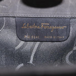 Salvatore Ferragamo Vintage Gancini Chain Shoulder Bag Suede Small - image 6