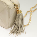 Chanel Vintage Diamond CC Camera Bag Quilted Lambskin Large - image 11