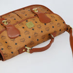 MCM Visetos Shoulder bag Canvas and Leather - image 15