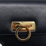 Salvatore Ferragamo Gancini Shoulder Bag Leather - image 12