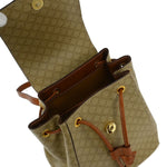 Celine Vintage Macadam Backpack Canvas and Leather - image 9