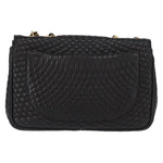 Bally Vintage Chain Shoulder Bag Quilted Leather - image 2