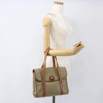 Celine Vintage Macadam Handbag Canvas and Leather - image 14