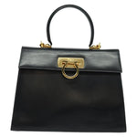 Salvatore Ferragamo Gancini Convertible Top Handle Bag Leather Medium - image 15