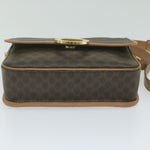 Celine Vintage Macadam Circle Logo Shoulder Bag Canvas and Leather - image 14