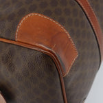 Celine Vintage Duffle Bag Canvas and Leather - image 8