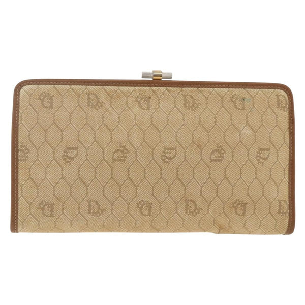Christian Dior Vintage honeycomb clutch Canvas