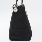 Christian Dior Vintage Lady Dior Bag Cannage Quilt Nylon Medium - image 4