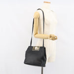 Salvatore Ferragamo Gancini Shoulder Bag Leather - image 12