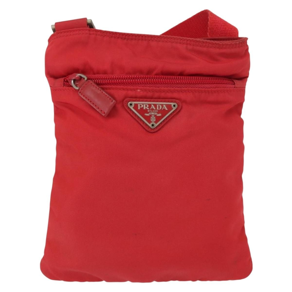 Prada Flat Messenger Bag Tessuto Mini - image 1