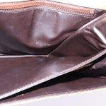 Celine Vintage Macadam Shoulder Bag Canvas and Leather - image 20