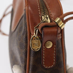 Celine Vintage Macadam Shoulder Bag Canvas and Leather - image 17