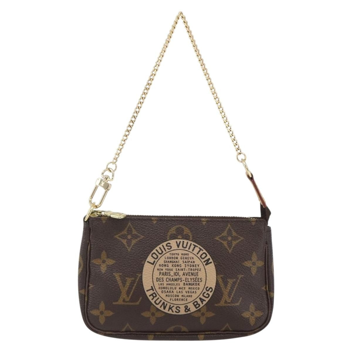 Louis Vuitton Pochette Accessoires Limited Edition Monogram Trunk Mini - image 1