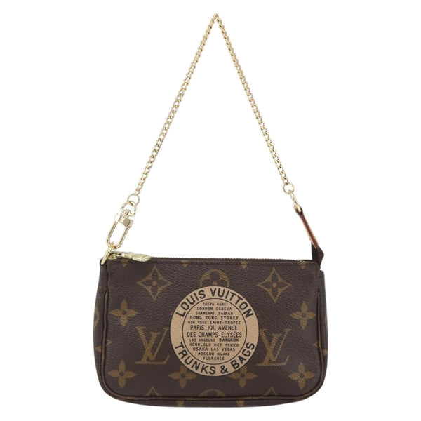 Louis Vuitton Pochette Accessoires Limited Edition Monogram Trunk Mini - image 1