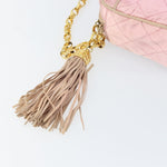 Chanel Vintage Camera Tassel Bag Satin - image 13