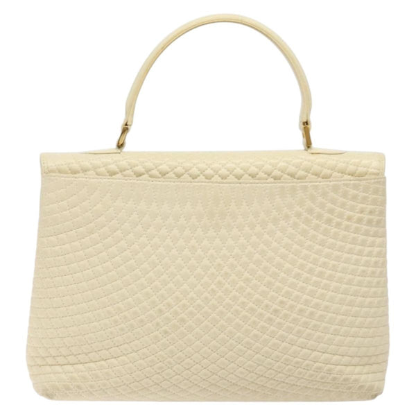 Bally Vintage Flap Handbag Quilted Leather