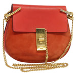 Chloe Drew Crossbody Bag Leather and Suede Small - image 18