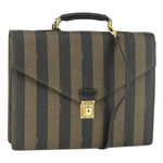 Fendi Vintage Pequin Briefcase Bag Coated Canvas Large - image 15