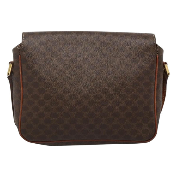 Celine Vintage Macadam Shoulder Bag Canvas Small